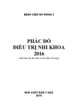 Phác đồ điều trị nhi khoa 2016: Phần 1