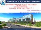 Kinh nghiệm triển khai dự án CLABSI tại Khoa Hồi sức ngoại: Nội dung thực hiện khó khăn - thách thức - giải pháp