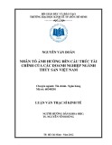 Luận văn Thạc sĩ Kinh tế: Nhân tố ảnh hưởng đến cấu trúc tài chính của các doanh nghiệp ngành thủy sản Việt Nam