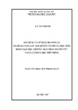 Luận văn Thạc sĩ Sư phạm Vật lí: Xây dựng và sử dụng bộ công cụ đánh giá năng lực giải quyết vấn đề của học sinh trong dạy học chương “Hạt nhân nguyên tử” - Vật lí 12 Trung học phổ thông