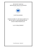 Luận văn Thạc sĩ Kinh tế: Đánh giá tác động của việc tham gia hợp tác xã đến thu nhập của hộ gia đình trên địa bàn huyện Tân Hiệp, tỉnh Kiên Giang