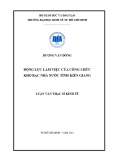 Luận văn Thạc sĩ Kinh tế: Động lực làm việc của công chức kho bạc nhà nước tỉnh Kiên Giang