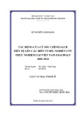 Luận văn Thạc sĩ Kinh tế: Tác động của cú sốc chính sách tiền tệ lên các biến vĩ mô, nghiên cứu thực nghiệm tại Việt Nam giai đoạn 2000-2010