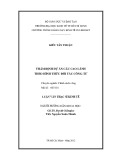 Luận văn Thạc sĩ Kinh tế: Thẩm định dự án cầu Cao Lãnh theo hình thức đối tác Công-Tư