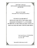 Khóa luận tốt nghiệp: Xây dựng tài liệu điện tử hướng dẫn sinh viên sử dụng phần mềm microsoft powerpoint và activinspire để thiết kế các hoạt động dạy học tương tác trong dạy học hóa học ở trường phổ thông