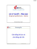 Bài giảng Cơ lý thuyết-Tĩnh học: Chương 5b - TS. Đường Công Truyền