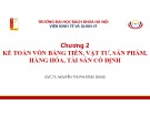 Bài giảng Kế toán công: Chương 2 - GVC.TS. Nguyễn Thị Phương Dung