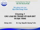 Bài giảng Địa chất công trình: Chương 1.1 - Dr.-Ing. Nguyễn Quang Tuấn