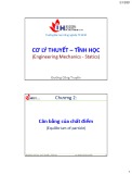 Bài giảng Cơ lý thuyết-Tĩnh học: Chương 2 - TS. Đường Công Truyền