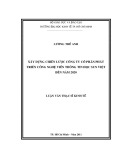 Luận văn Thạc sĩ Kinh tế: Xây dựng chiến lược Công ty cổ phần Phát triển Công nghệ Viễn thông Tin học Sun Việt đến năm 2020