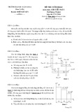Đề thi cuối kỳ môn Chi tiết máy năm 2016 - Trường ĐH Bách Khoa