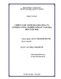 Luận văn Thạc sĩ Kinh tế: Chiến lược kinh doanh Công ty cổ phần công nghiệp Gốm sứ Taicera đến năm 2020