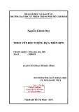 Luận văn Thạc sĩ Máy tính: Theo vết đối tượng dựa trên RPN