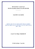 Luận văn Thạc sĩ Kinh tế: Những yếu tố tác động đến thoát nghèo trường hợp tại xã Cẩm Sơn - Cai Lậy - Tiền Giang 2007-2013