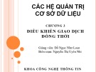 Bài giảng Hệ quản trị cơ sở dữ liệu: Chương 3 - Nguyễn Thị Uyên Nhi