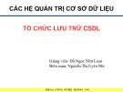 Bài giảng Hệ quản trị cơ sở dữ liệu: Chương 5 - Nguyễn Thị Uyên Nhi