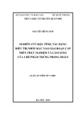 Luận án Tiến sĩ Y học: Nghiên cứu độc tính, tác dụng điều trị nhồi máu não giai đoạn cấp trên thực nghiệm và lâm sàng của chế phẩm Trúng Phong Hoàn