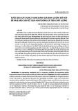 Bước đầu xây dựng thang đánh giá định lượng đối với đề án & báo cáo kết quả hoạt động cải tiến chất lượng