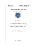 Luận văn Thạc sĩ Hóa học: Xác định một số tính chất hóa lý và đặc điểm cấu trúc của pectin từ cỏ biển Enhalus acoroides ở Khánh Hòa