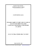 Luận văn Thạc sĩ Khoa học Vật chất: Tổng hợp, nghiên cứu phức chất của một số nguyên tố đất hiếm với L-serin và bước đầu thăm dò hoạt tính sinh học của chúng