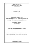 Luận văn Thạc sĩ Khoa học vật chất: Tổng hợp, nghiên cứu tính chất phức chất 2- hyđroxynicotinat của một số nguyên tố đất hiếm nặng
