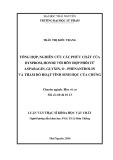 Luận văn Thạc sĩ Khoa học vật chất: Tổng hợp, nghiên cứu phức chất của dysprosi, honmi với hỗn hợp phối tử asparagin, glyxin, o-phenantrolin và thăm dò hoạt tính sinh học của chúng