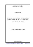 Luận văn Thạc sĩ Hoá học: Tổng hợp, nghiên cứu đặc trưng cấu trúc và hoạt tính quang xúc tác của vật liệu nano ZnO pha tạp ZnFe2O4