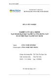 Đồ án tốt nghiệp: Nghiên cứu quá trình tạo mầm hạt đậu xanh và ứng dụng sản xuất bột đậu xanh nẩy mầm