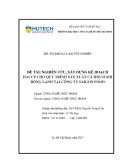 Đồ án tốt nghiệp: Nghiên cứu, xây dựng kế hoạch HACCP cho quy trình sản xuất cá hồi sushi đông lạnh tại Công ty Saigon food