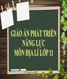 Giáo án theo định hướng phát triển năng lực học sinh môn Địa lí 11