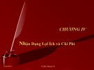 Bài giảng Phân tích chi phí lợi ích: Chương 4 - Trần Võ Hùng Sơn & Võ Đức Hoàng Vũ