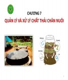 Bài giảng Vệ sinh thú y 2 (Veterinary Hygiene): Chương 7 - Nguyễn Thu Thủy