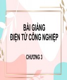 Bài giảng môn Điện tử công nghiệp: Chương 3 - Tổ chức bộ nhớ và cấu trúc dữ liệu