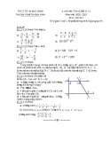 Đề thi giữa học kì 1 môn Toán lớp 7 năm 2020-2021 có đáp án - Trường THCS Trần Mai Ninh
