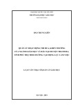 Luận văn Thạc sĩ Khoa học giáo dục: Quản lý hoạt động thi đua, khen thưởng của ngành giáo dục và đào tạo huyện Thanh Ba, tỉnh Phú Thọ theo hướng tạo động lực làm việc