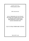 Luận văn Thạc sĩ Khoa học giáo dục: Quản lý bồi dưỡng kỹ năng tổ chức hoạt động trải nghiệm cho giáo viên các trường PTDTNT tỉnh Yên Bái theo định hướng chương trình giáo dục phổ thông mới
