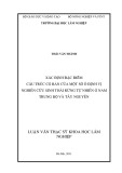 Luận văn Thạc sĩ Khoa học Lâm nghiệp: Xác định đặc điểm cấu trúc cơ bản của một số ô định vị nghiên cứu sinh thái rừng tự nhiên ở Nam Trung Bộ và Tây Nguyên