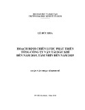 Luận văn Thạc sĩ Kinh tế: Hoạch định chiến lược phát triển Tổng công ty Vận Tải Dầu Khí đến năm 2015, tầm nhìn đến năm 2025