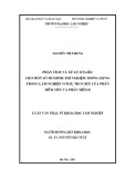 Luận văn Thạc sĩ Khoa học lâm nghiệp: Phân tích và xử lý số liệu cho một số mô hình thí nghiệm thông dụng trong lâm nghiệp với sự trợ giúp của phần mềm SPSS và phần mềm R