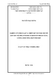 Luận văn Thạc sĩ Sinh học: Nghiên cứu phân lập và thiết kế vector chuyển gen SSIV mã hóa enzyme starch synthase tăng cường sinh tổng hợp tinh bột