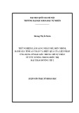 Luận văn Thạc sĩ Khoa học: Ứng dụng tế bào gốc trung mô tự thân từ tủy xương trong điều trị bệnh đái tháo đường típ 2