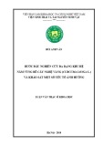 Luận văn Thạc sĩ Khoa học: Bước đầu nghiên cứu đa dạng khu hệ nấm vùng rễ cây nghệ vàng (Curcuma longa L.) và khảo sát một số yếu tố ảnh hưởng