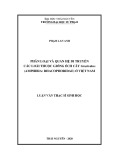 Luận văn Thạc sĩ Sinh học: Phân loại và quan hệ di truyền các loài thuộc giống Ếch cây Gracixalus (Amphibia: Rhacophoridae) ở Việt Nam