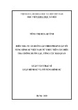 Luận văn Thạc sĩ Luật Hình sự và Tố tụng hình sự: Điều tra vụ án buôn lậu theo pháp luật tố tụng hình sự Việt Nam từ thực tiễn Cục Điều tra chống buôn lậu – Tổng cục Hải quan