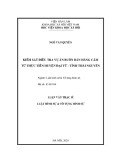 Luận văn Thạc sĩ Luật hình sự và Tố tụng hình sự: Kiểm sát điều tra vụ án buôn bán hàng cấm từ thực tiền huyện Đại Từ - tỉnh Thái Nguyên