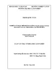 Luận văn Thạc sĩ Khoa học lâm nghiệp: Nghiên cứu đặc điểm rừng Luồng (Dendrocalamus barbatus Hsueh et D.Z.Li) thoái hóa tại Thanh Hóa