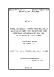 Luận văn Thạc sĩ Khoa học lâm nghiệp: Lập kế hoạch quản lý rừng theo tiêu chuẩn quản lý rừng bền vững cho Công ty TNHH một thành viên Lâm nghiệp Bảo Lâm, huyện Bảo Lâm, tỉnh Lâm Đồng