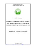 Luận văn Thạc sĩ Chăn nuôi: Nghiên cứu ảnh hưởng bổ sung Acid pak 4 way đến sức sản xuất của gà Cobb 500 nuôi chuồng kín tại huyện Ba Vì, Hà Nội