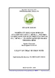 Luận văn Thạc sĩ Chăn nuôi: Nghiên cứu khả năng sinh sản của lợn nái lai F1 (♂ rừng x ♀ bản địa) và khả năng sản xuất thịt của con lai F2 (♂ rừng x ♀ f1) nuôi tại huyện Đà Bắc tỉnh Hòa Bình