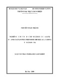 Luận văn Thạc sĩ Khoa học lâm nghiệp: Nghiên cứu một số đặc điểm lâm học của loài Dẻ anh (Castanopsis piriformis Hickel & A. Camus) tại Lâm Đồng